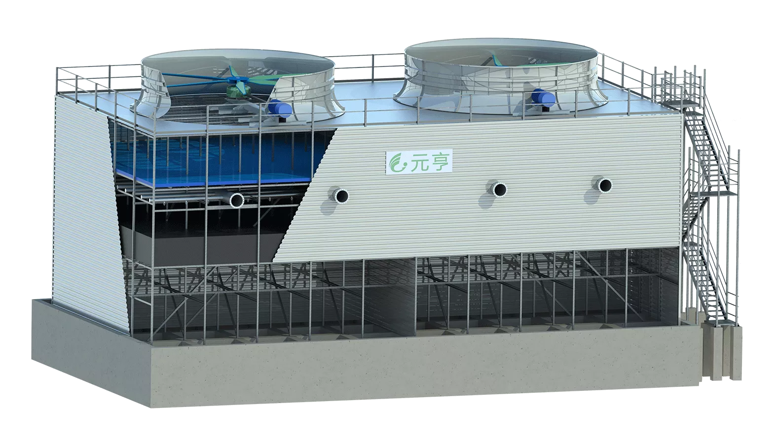 YHG系列逆流式工业型冷却塔